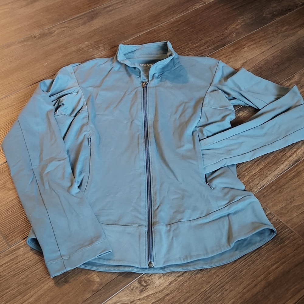 Cornflower Blue Patagonia Zipper Track Jacket
